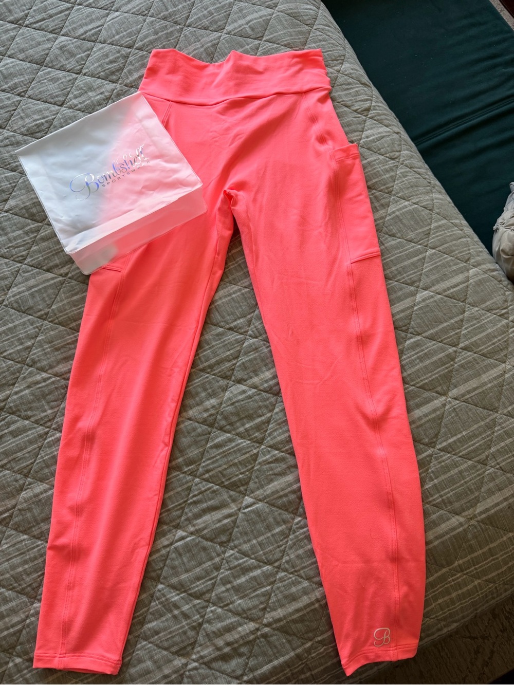 Bombshell Sportswear Neon Pink Active Leggings